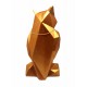 Statueta decorativa, Bufnita, Auriu, 29 cm, DVLG022AU