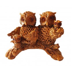 Statueta decorativa, Bufnite, Maro, 14 cm, 33286MB