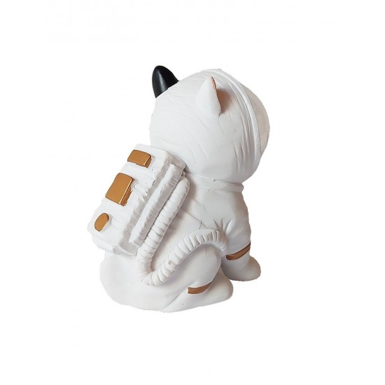 Statueta decorativa, Caine astronaut, 9 cm, DY2182-6A