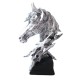 Statueta decorativa, Cal, Argintiu, 41 cm, BL551L