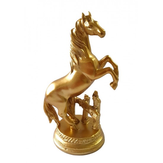 Statueta decorativa, Cal,  Auriu, 13 cm, XQ202138