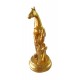 Statueta decorativa, Cal,  Auriu, 13 cm, XQ202138