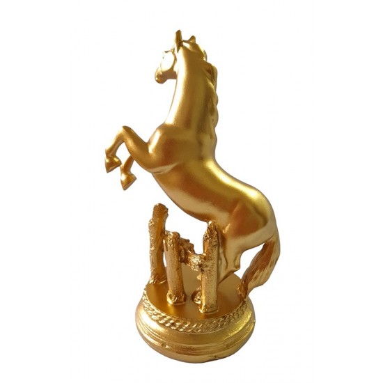 Statueta decorativa, Cal,  Auriu, 13 cm, XQ202138