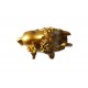 Statueta decorativa, Cal si manz,  Auriu, 13 cm, XQ202146