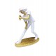 Statueta decorativa, Cantaret, Alb, 18 cm, WX8252
