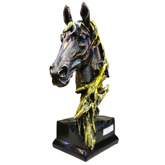 Statueta decorativa, Cap de cal, 40 cm,  XY800D