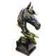 Statueta decorativa, Cap de cal, 40 cm,  XY800D