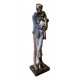 Statueta decorativa, Cuplu de Indragostiti, Multicolor, 34 cm, DVH028