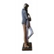 Statueta decorativa, Cuplu de Indragostiti, Multicolor, 34 cm, DVH028