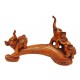 Statueta decorativa, Familie de Elefanti, Maro, 35 cm, L3248X