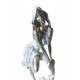 Statueta decorativa, Femeie, Alb, 30 cm, F336
