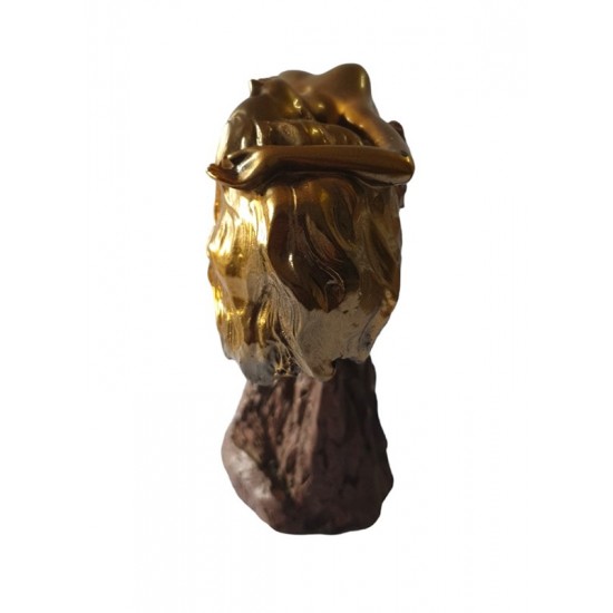 Statueta decorativa, Femeie,  Auriu, 17 cm, GXL003