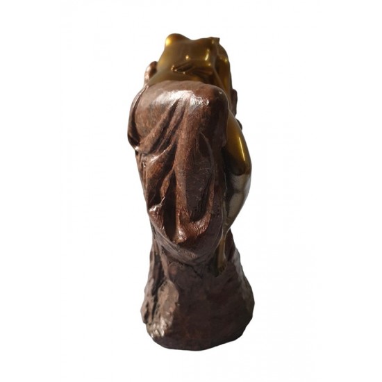 Statueta decorativa, Femeie,  Auriu, 17 cm, GXL003