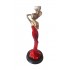 Statueta decorativa, Femeie, Rosu, 31 cm, 356328DX