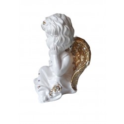 Statueta decorativa, Inger,  Alb, 21 cm, FM04920