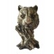 Statueta decorativa, Leu, Argintiu, 14 cm, XQ4003