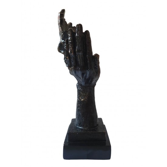 Statueta decorativa, Masca, Negru, 33 cm, HC303L