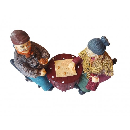 Statueta decorativa, Mos si baba, Multicolor, 20 cm, G395X