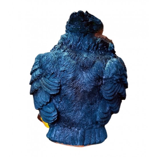 Statueta decorativa, Pasare, Multicolor, 24 cm, DVF0104-2P