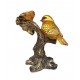 Statueta decorativa, Pasari pe creanga, Auriu, 18 cm, 1025DD3