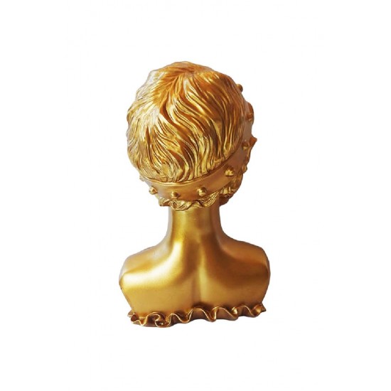 Statueta decorativa, Woman, Auriu, 27 cm, 1025DD