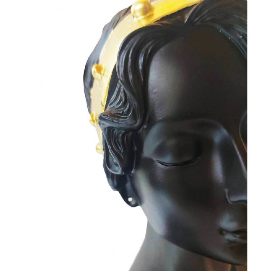 Statueta decorativa, Woman, Negru, 27 cm, 1025DDX