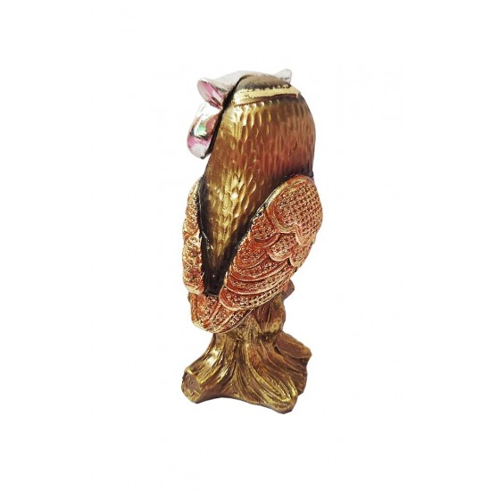 Statueta decorativa in forma de Bufnita, 14 cm, 1101XD