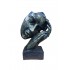 Statueta decorativa masca, Negru-Auriu, 22 cm, 637CB-4