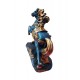 Statueta in forma de Cal, Albastru, 26 cm, TT031