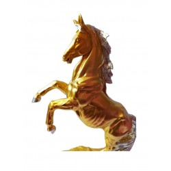 Statueta in forma de Cal, Auriu, 35 cm, TZ543A