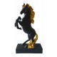 Statueta in forma de Cal, Negru, 30 cm, HY38312