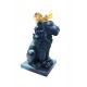 Statueta in forma de Leu, Negru, 34 cm, 625LD-2
