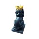 Statueta in forma de Leu, Negru, 34 cm, 625LD-2