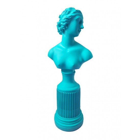 Statueta nud, Turcoaz,  45 cm, 1073XD
