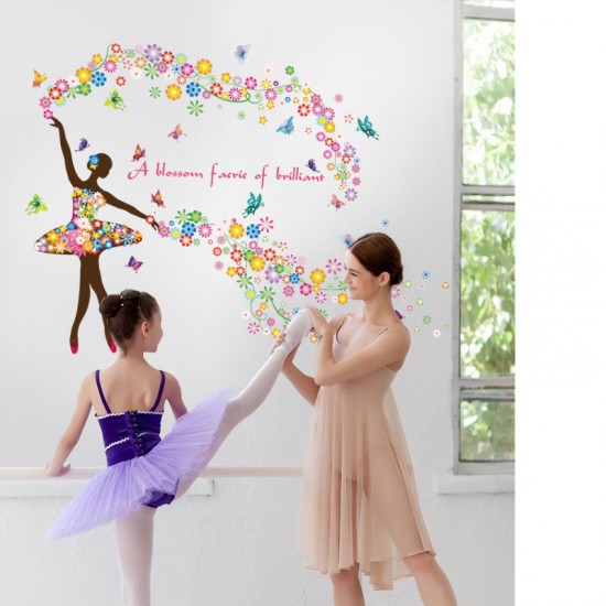 Sticker decorativ, A blossom faerie of brilliant, 120 cm, 127STK
