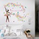 Sticker decorativ, A blossom faerie of brilliant, 120 cm, 127STK