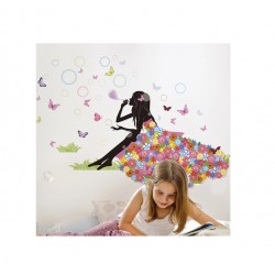 Sticker decorativ  Baloane,multicolor 132 cm