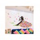 Sticker decorativ  Baloane,multicolor 132 cm