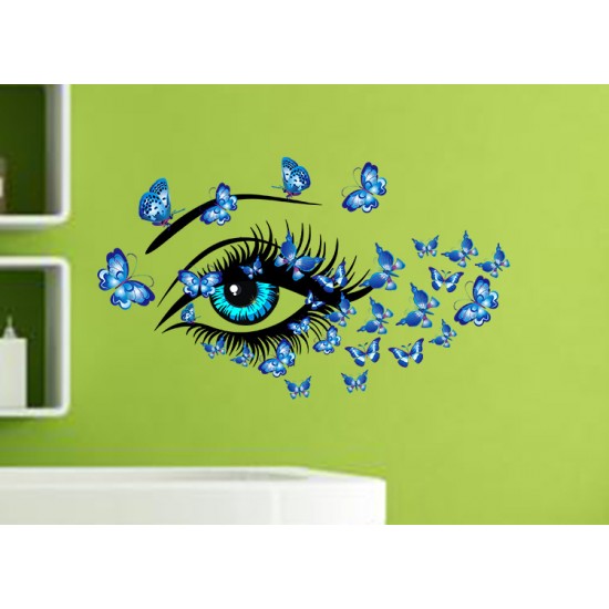 Sticker decorativ, Eye blue 80 cm, 150STK