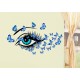 Sticker decorativ, Eye blue 80 cm, 150STK