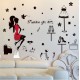 Sticker decorativ, Fashion girl 105cm, 156STK