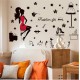 Sticker decorativ, Fashion girl 105cm, 156STK