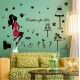 Sticker decorativ, Fashion girl 105cm, 156STK