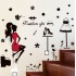 Sticker decorativ, Fashion girl 105cm, 156STK