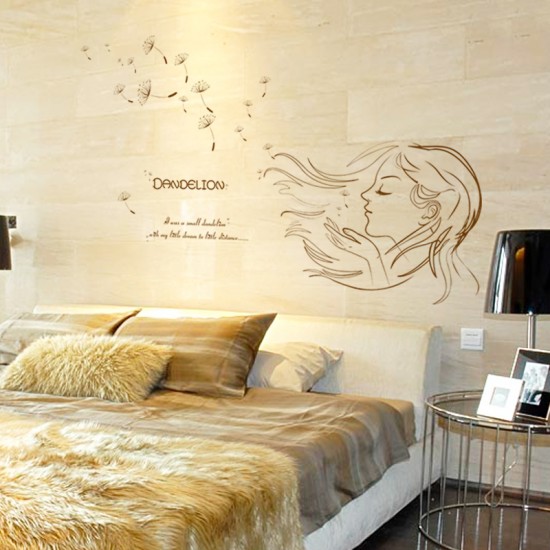 Sticker decorativ, Flori, 115 cm, 722STK