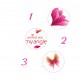 Sticker decorativ, Flori roz, 215 cm, 91STK