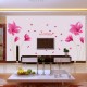 Sticker decorativ, Flori roz, 215 cm, 91STK
