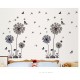 Sticker decorativ, Flower black 165 cm, 79STK