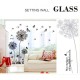 Sticker decorativ, Flower black 165 cm, 79STK