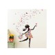 Sticker decorativ, Fluturasi colorati,multicolor 172 cm, 46STK